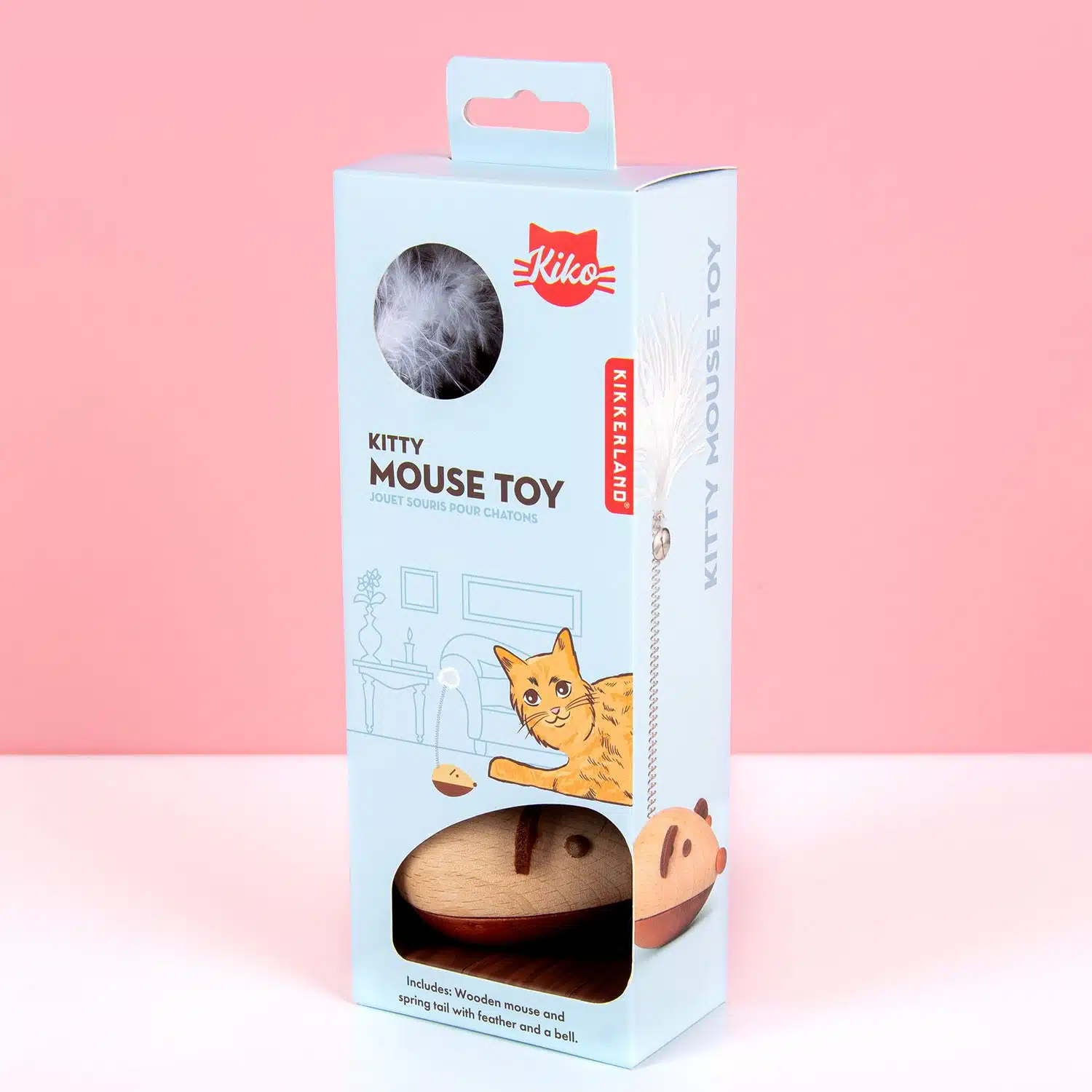 Holzmaus Katzenspielzeug