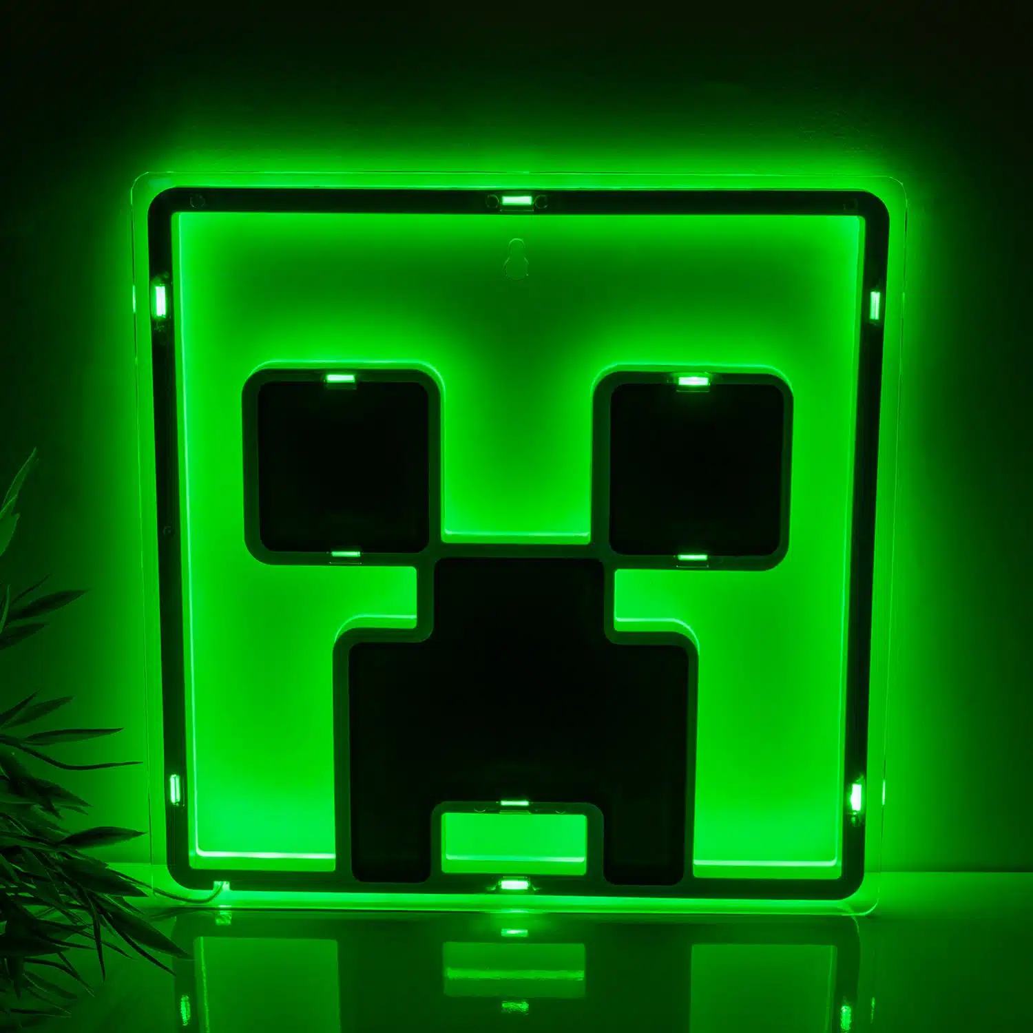 Minecraft Creeper Wandleuchte