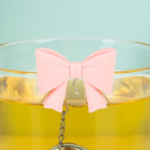 Schleife und Herz Tee-Infuser