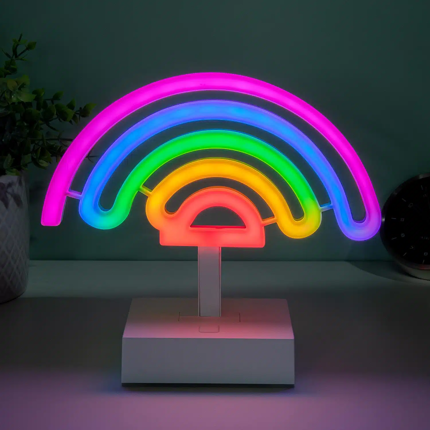 Neon-Regenbogenlampe