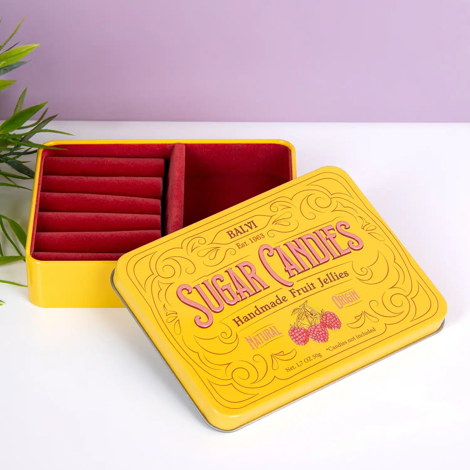 Schmuckdose in Bonbon-Optik