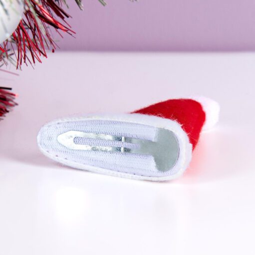 Weihnachtsmützen-Haarclip