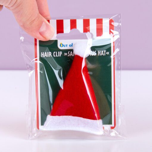 Weihnachtsmützen-Haarclip