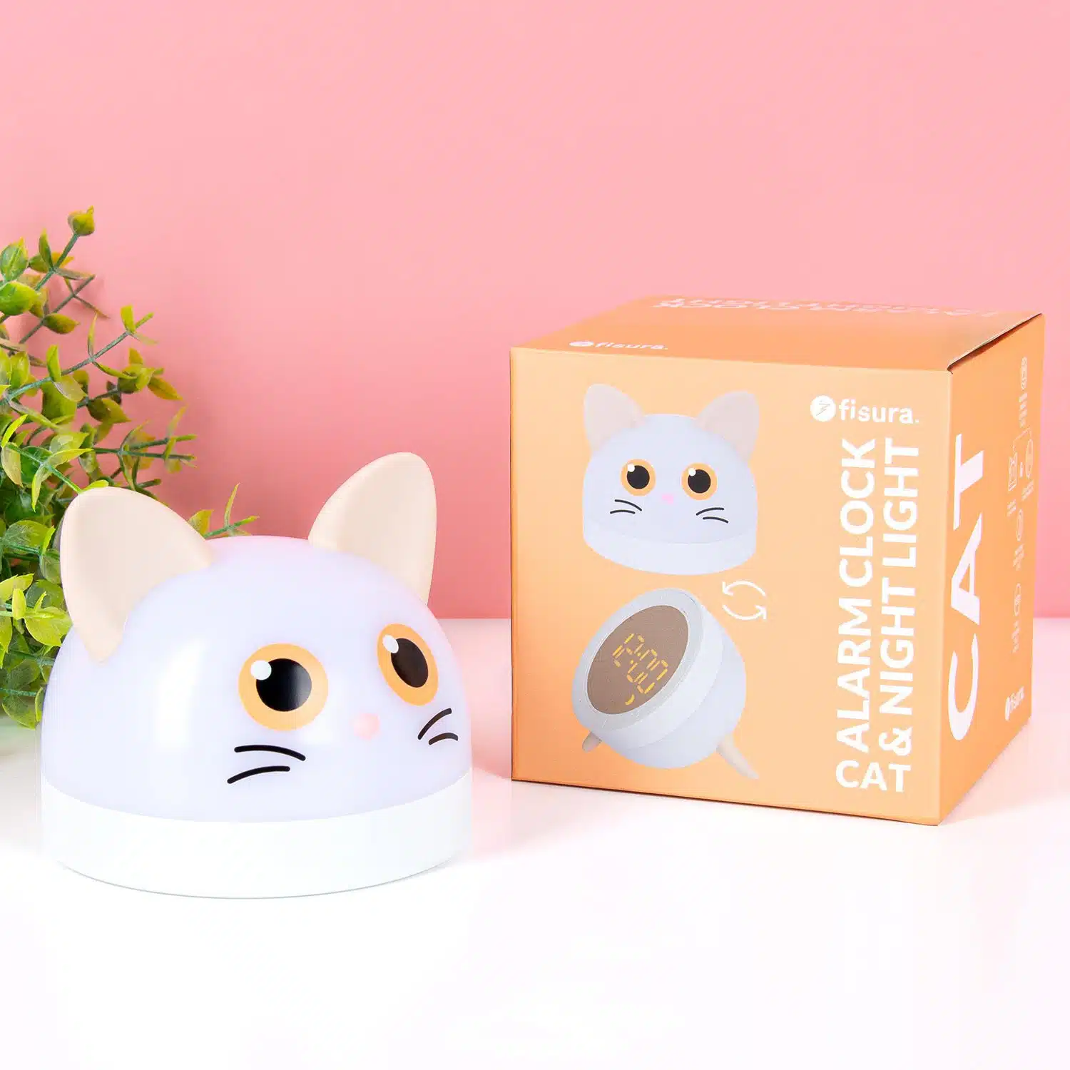 Katzen-Wecker und Nachtlicht