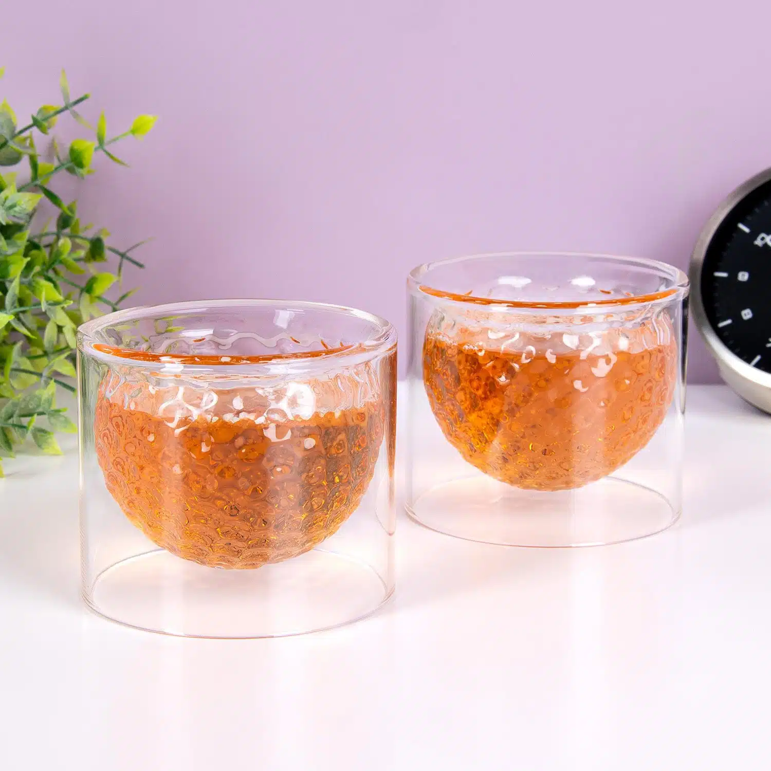 Golfball Gläser (Set aus 2)