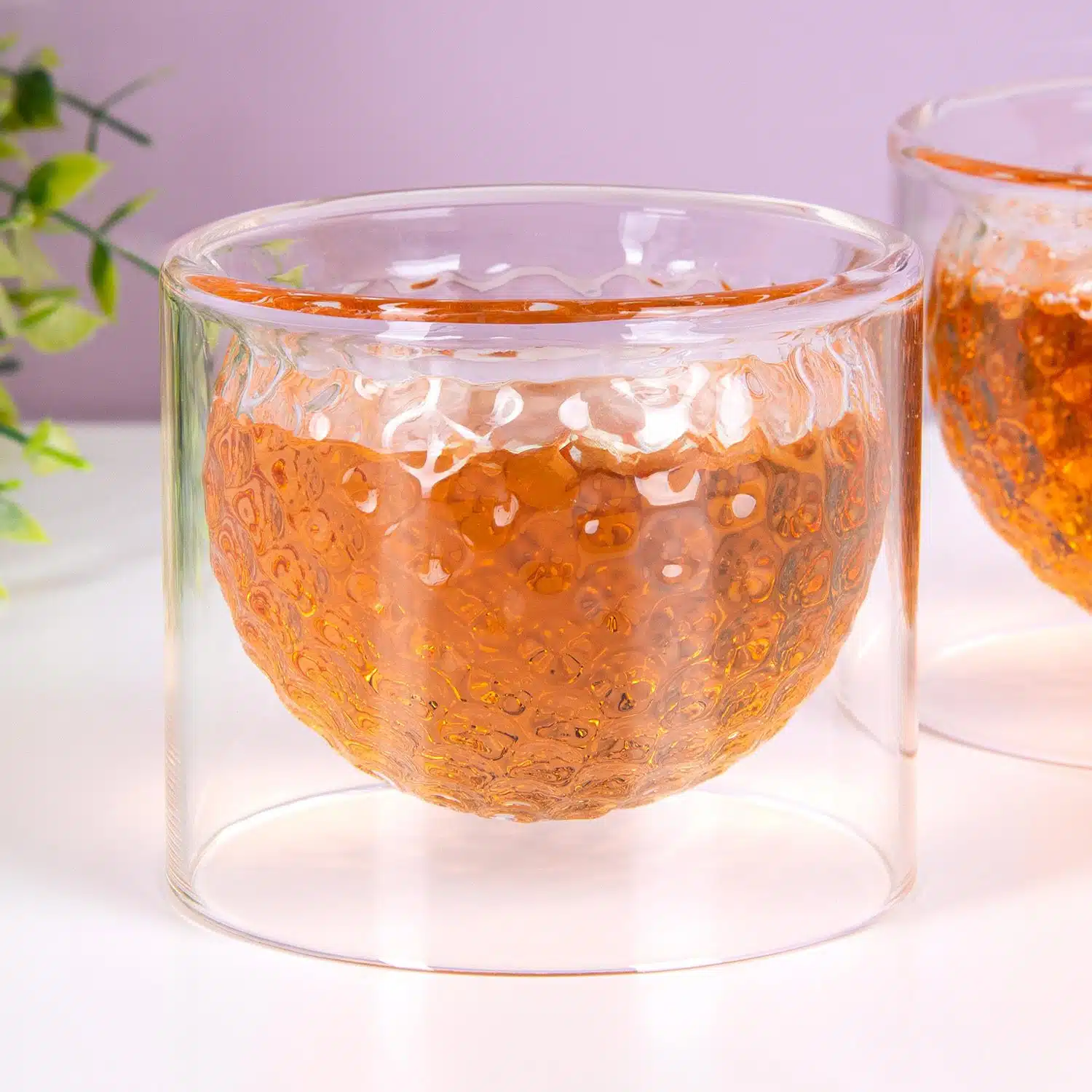 Golfball Gläser (Set aus 2)