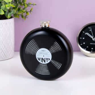 Schallplatten-Hüftflasche