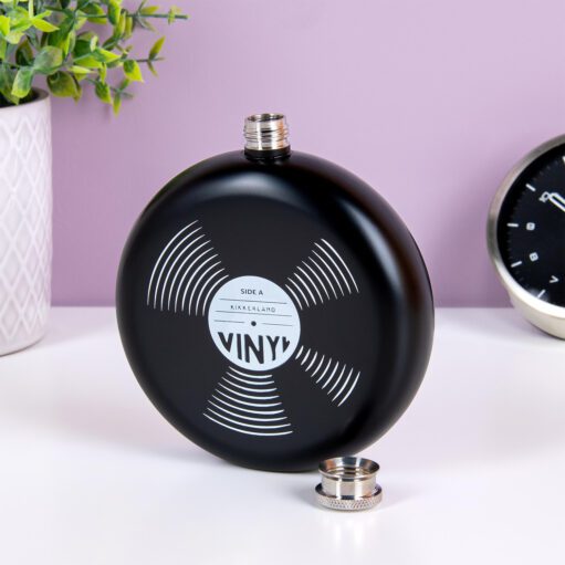 Schallplatten-Hüftflasche