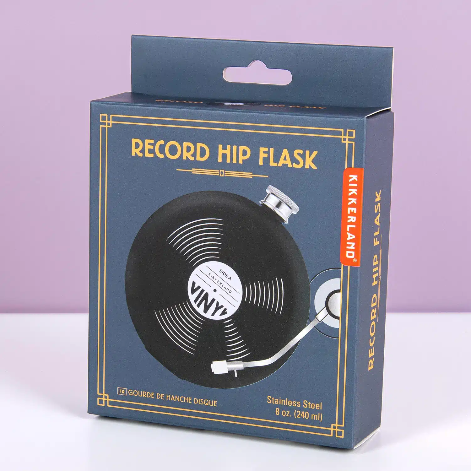 Schallplatten-Hüftflasche