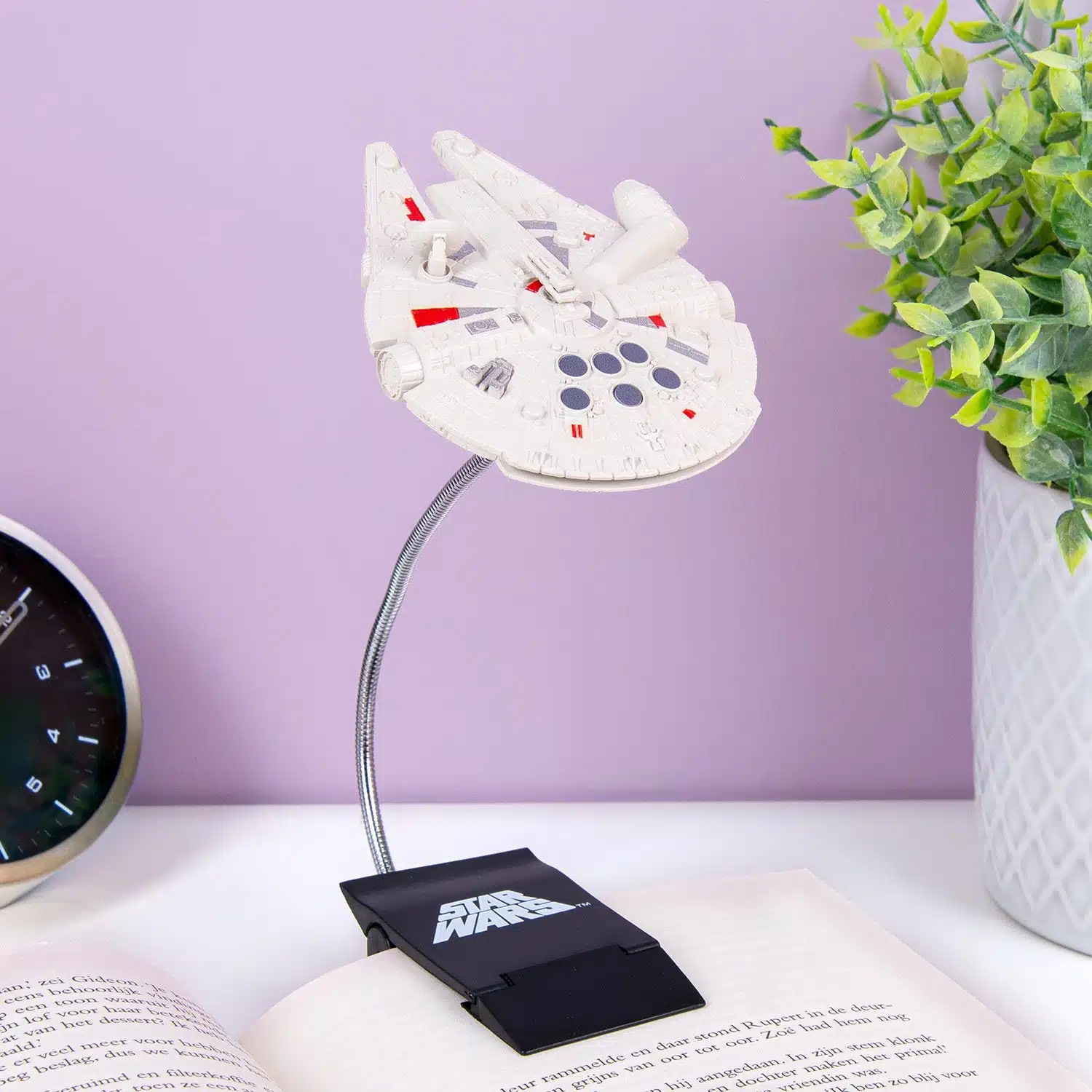 Millennium Falcon Buchlampe