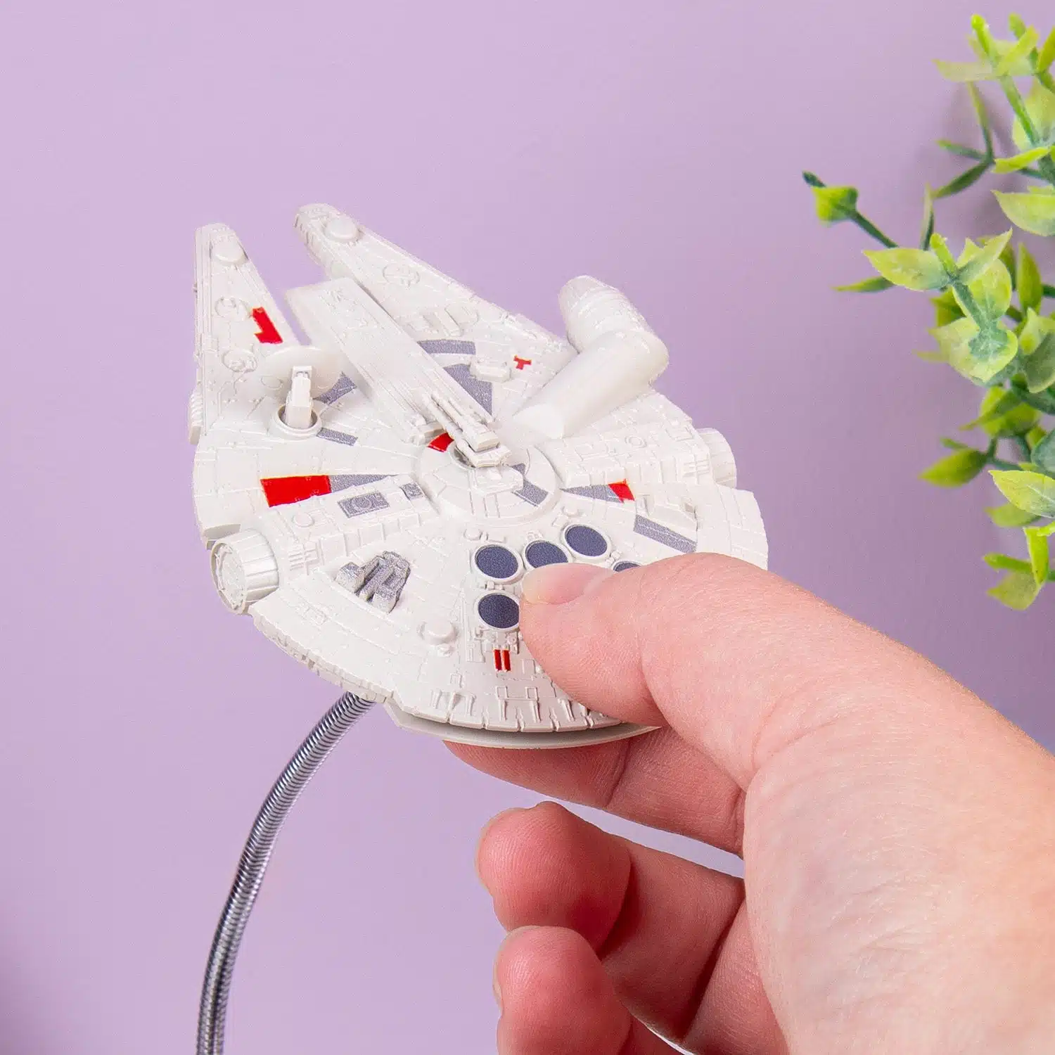 Millennium Falcon Buchlampe
