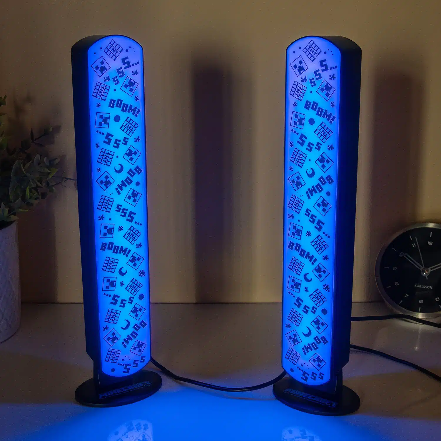 Minecraft Creeper Lichtleisten (Set von 2)