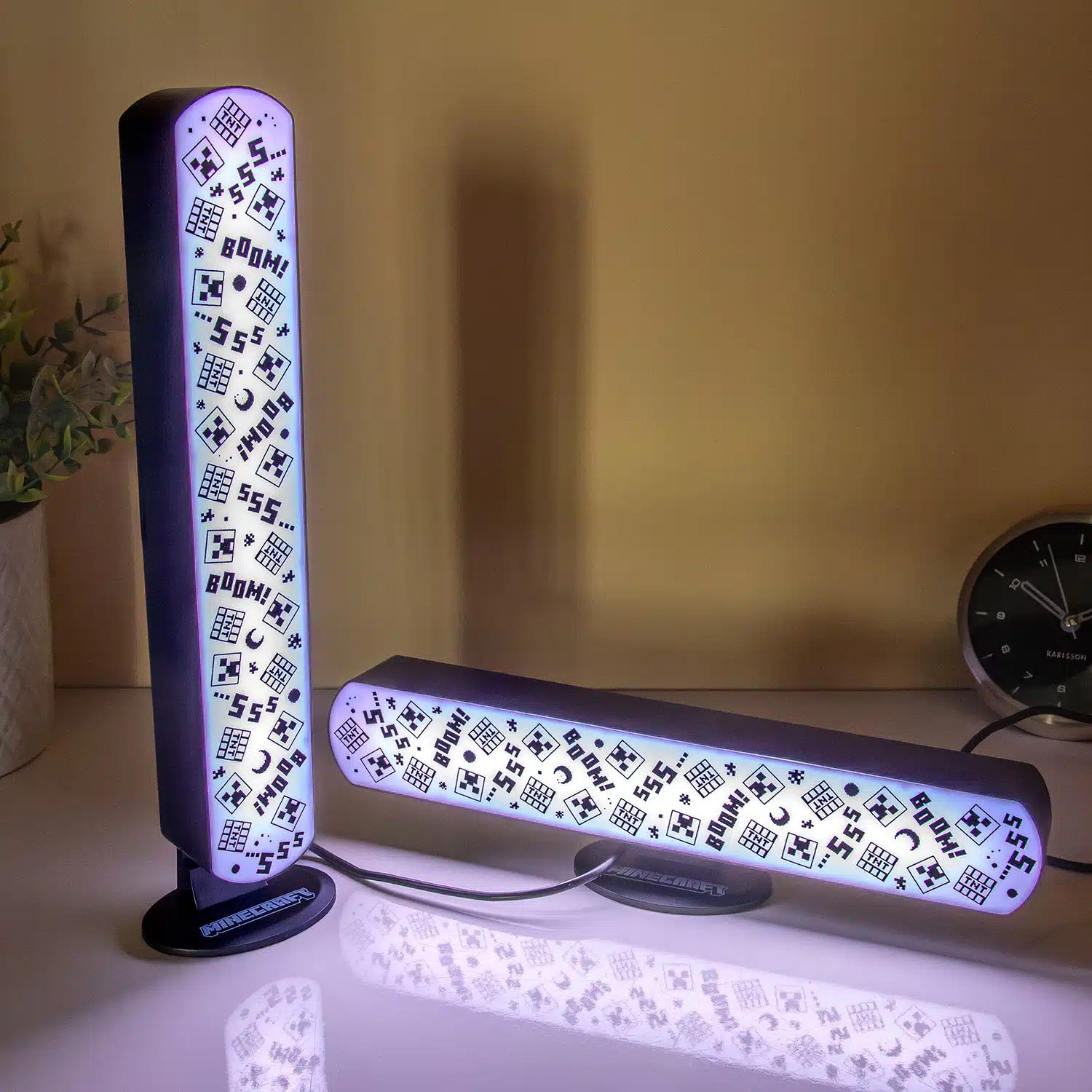 Minecraft Creeper Lichtleisten (Set von 2)