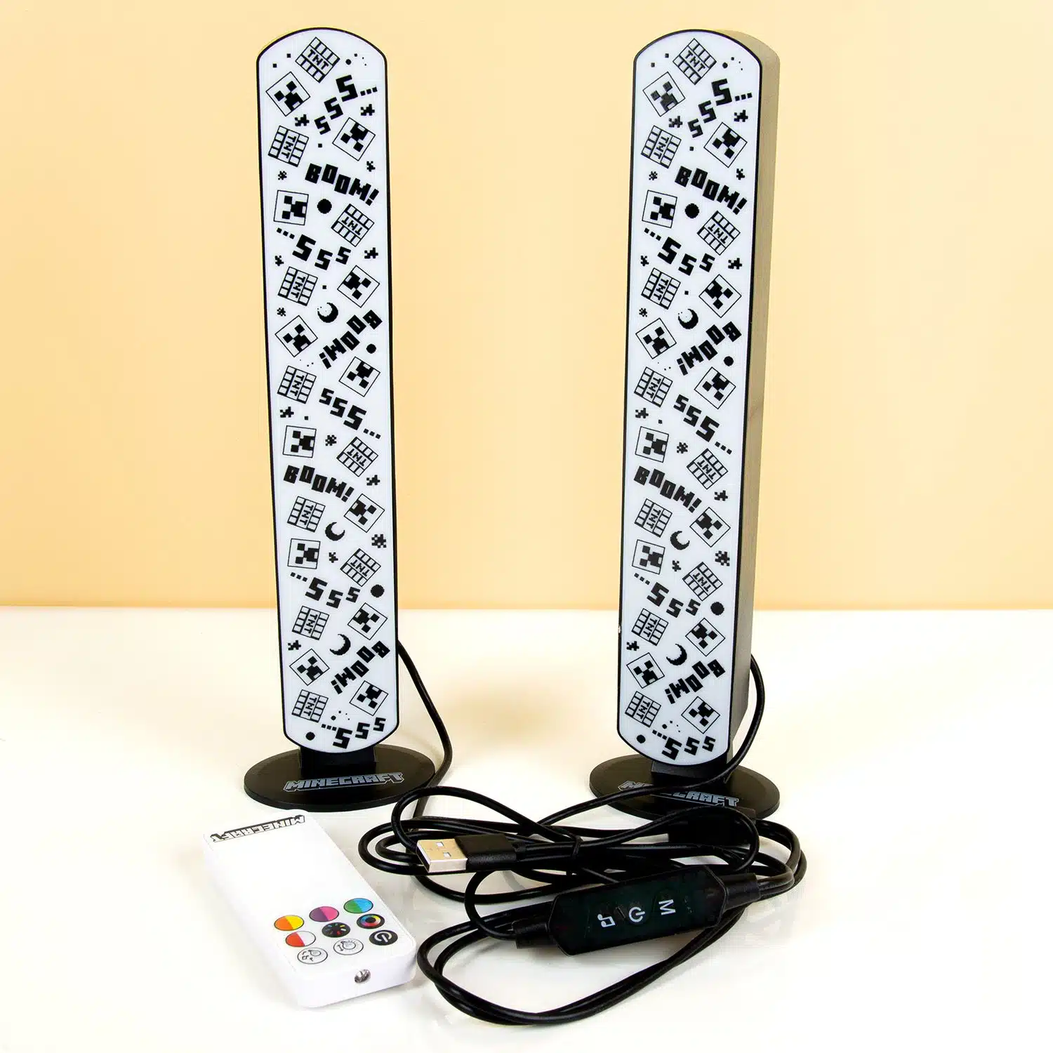 Minecraft Creeper Lichtleisten (Set von 2)