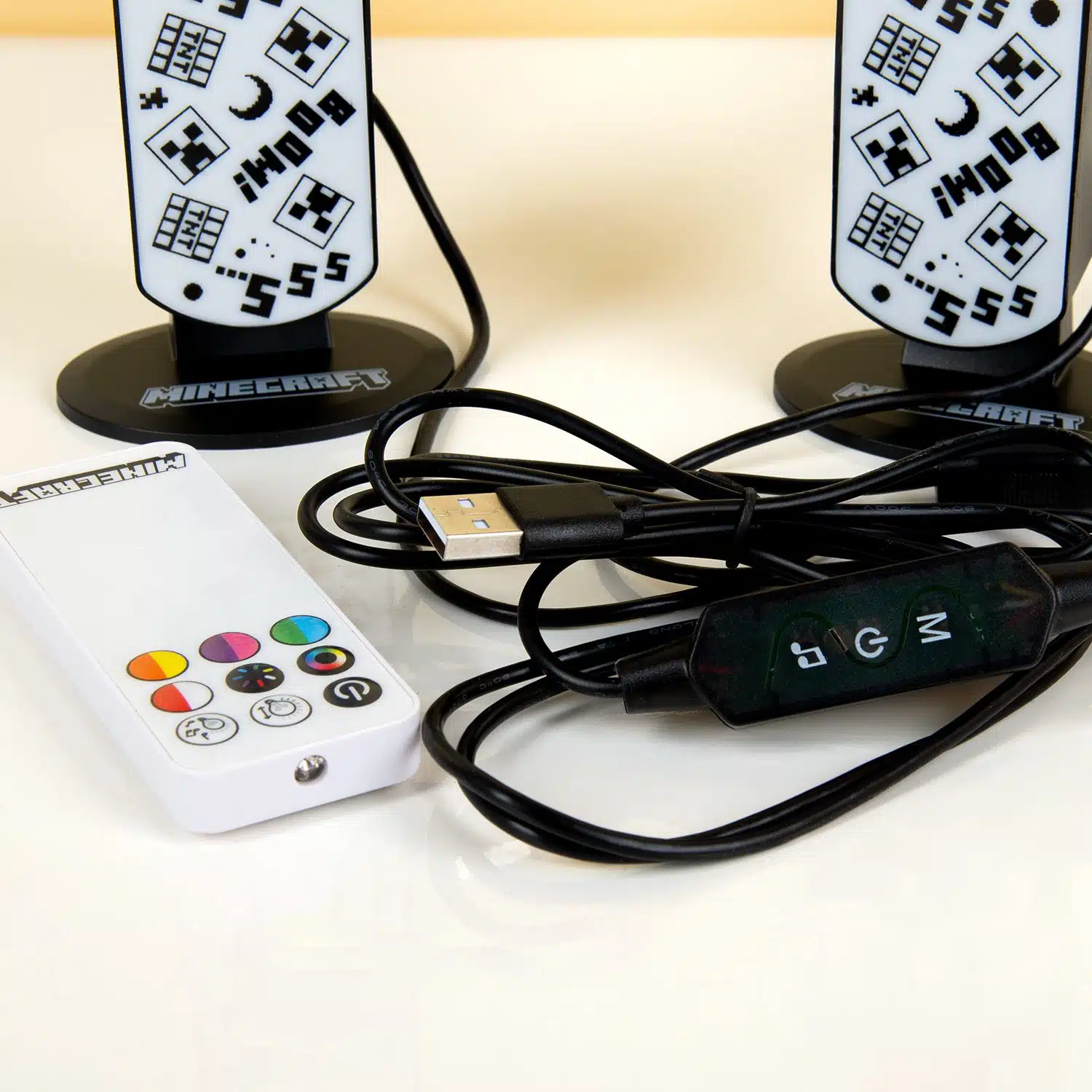 Minecraft Creeper Lichtleisten (Set von 2)