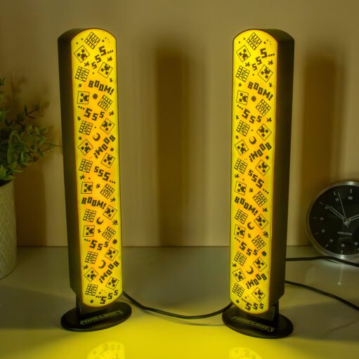 Minecraft Creeper Lichtleisten (Set von 2)