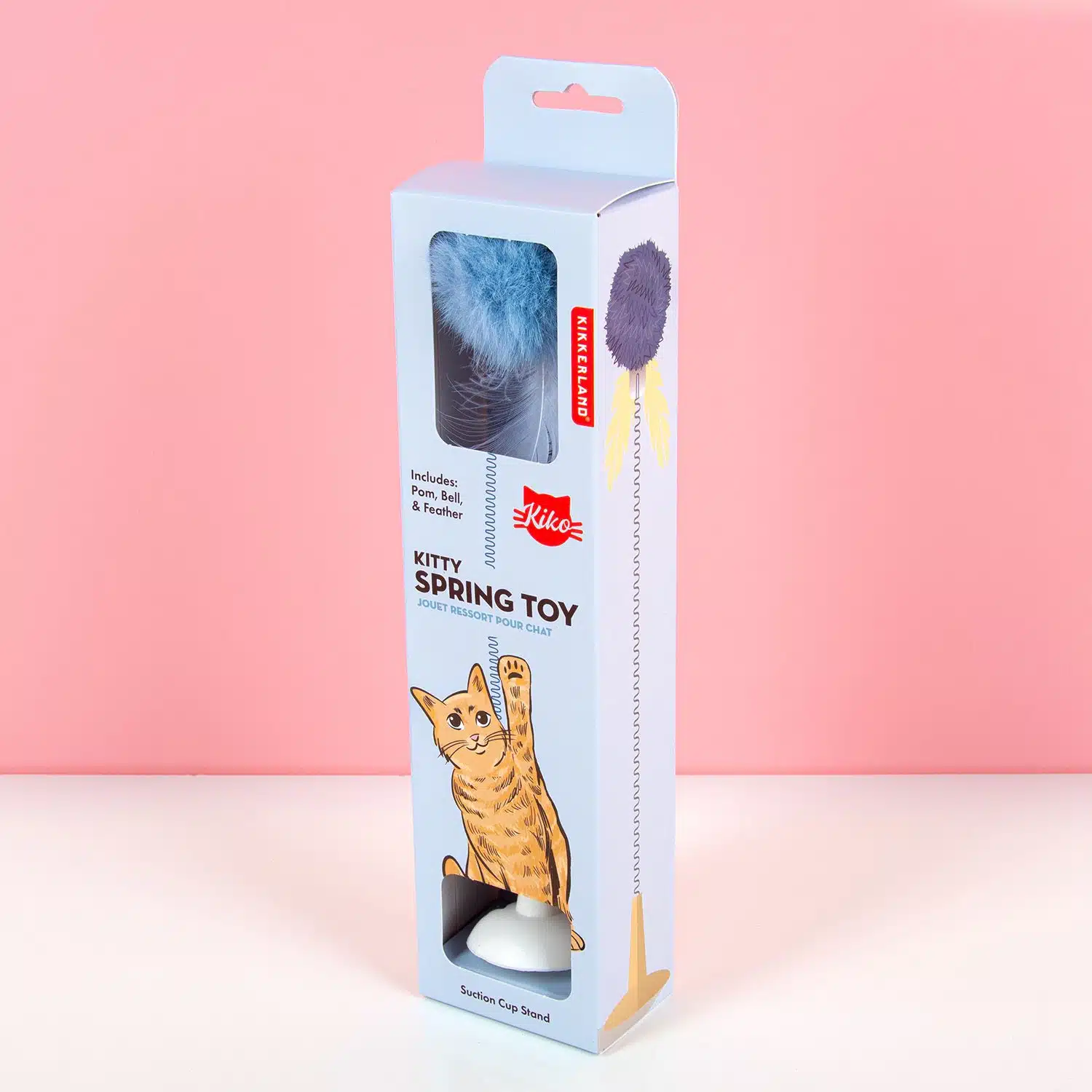 Katzenspielzeug mit Saugnapf