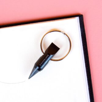 Ewiger Bleistift und Schlüsselanhänger