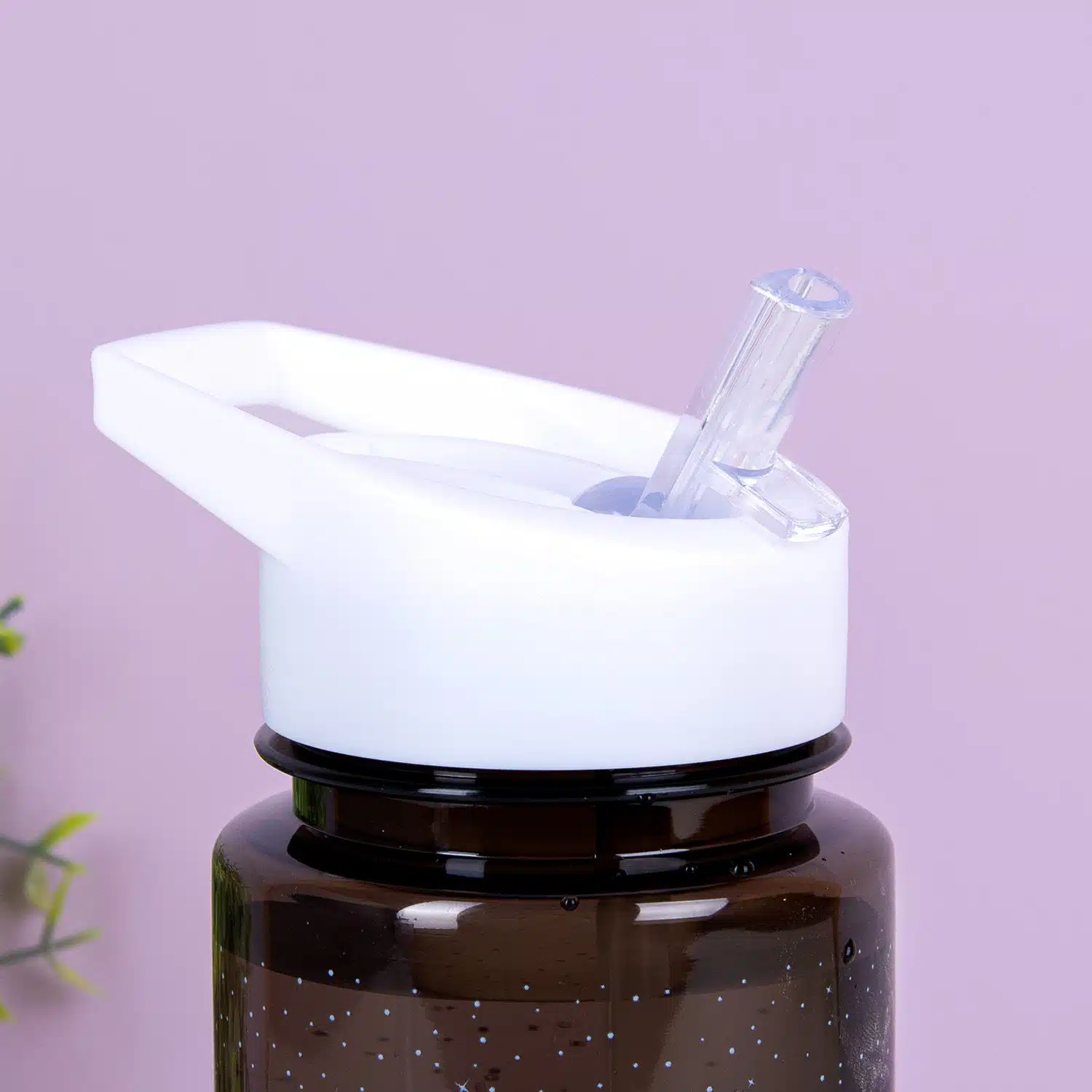 Wasserflasche mit Aufklebern