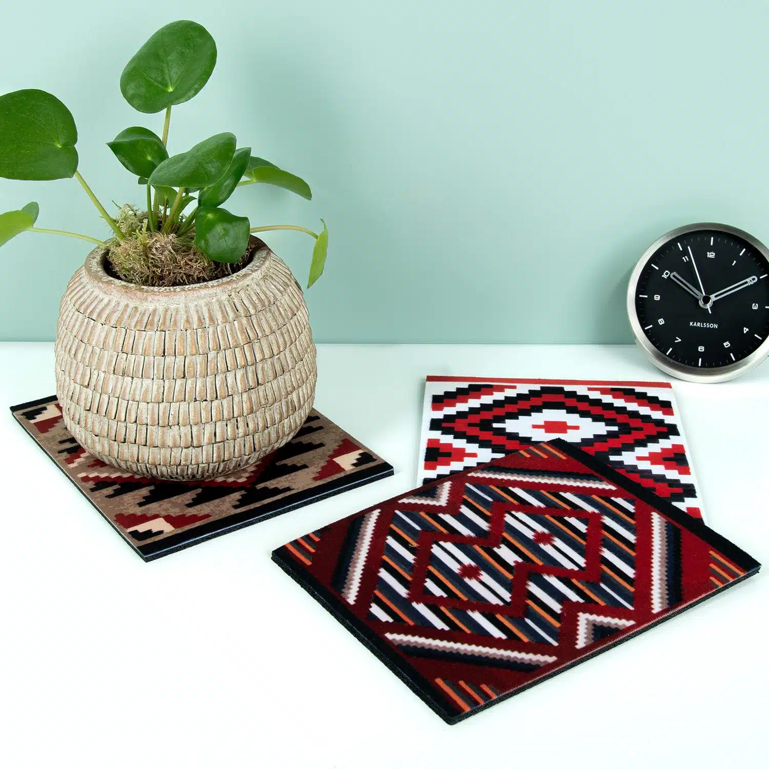 Blumentopf-Teppichunterlage