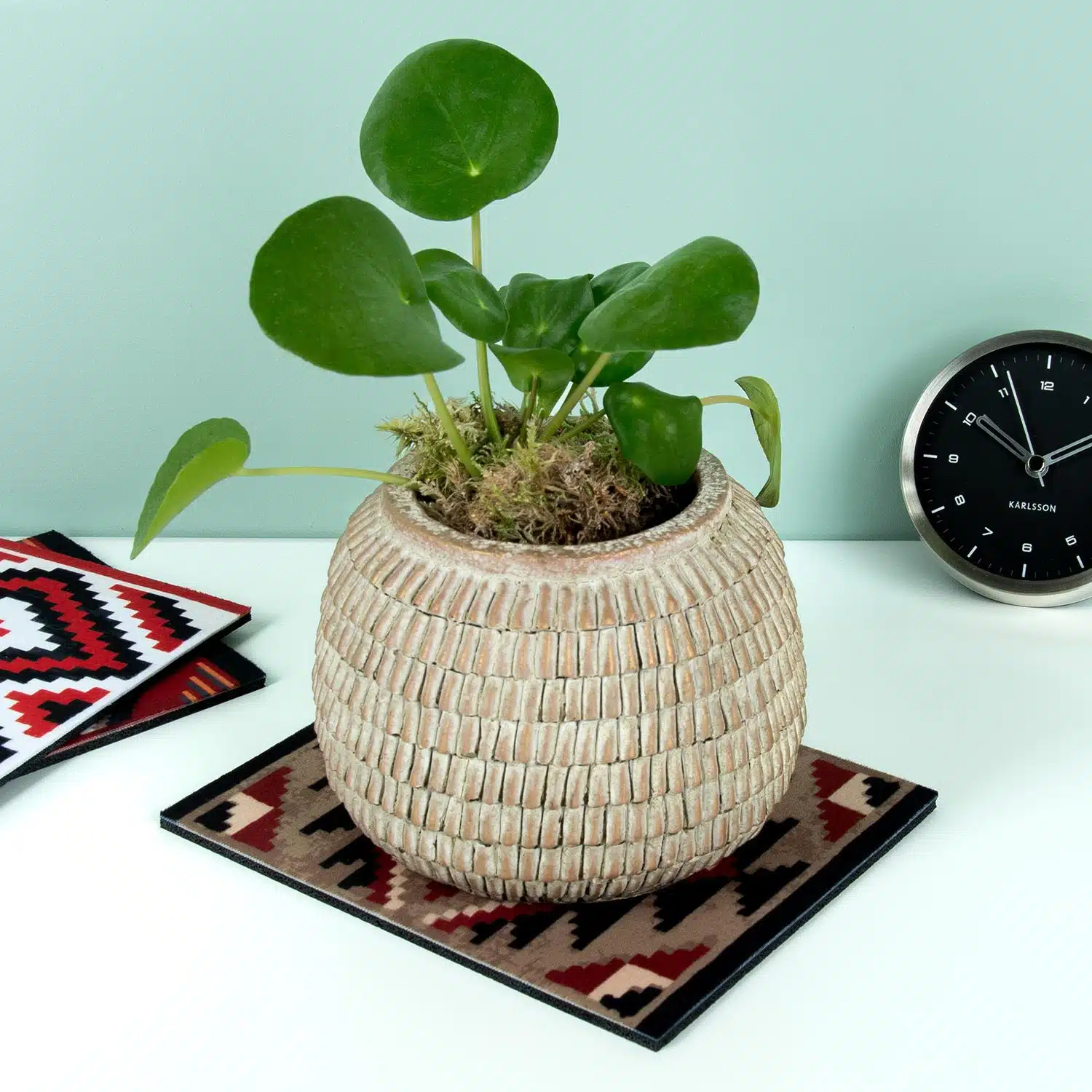 Blumentopf-Teppichunterlage