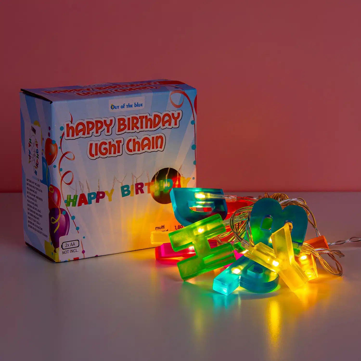 Happy Birthday-Lichterkette