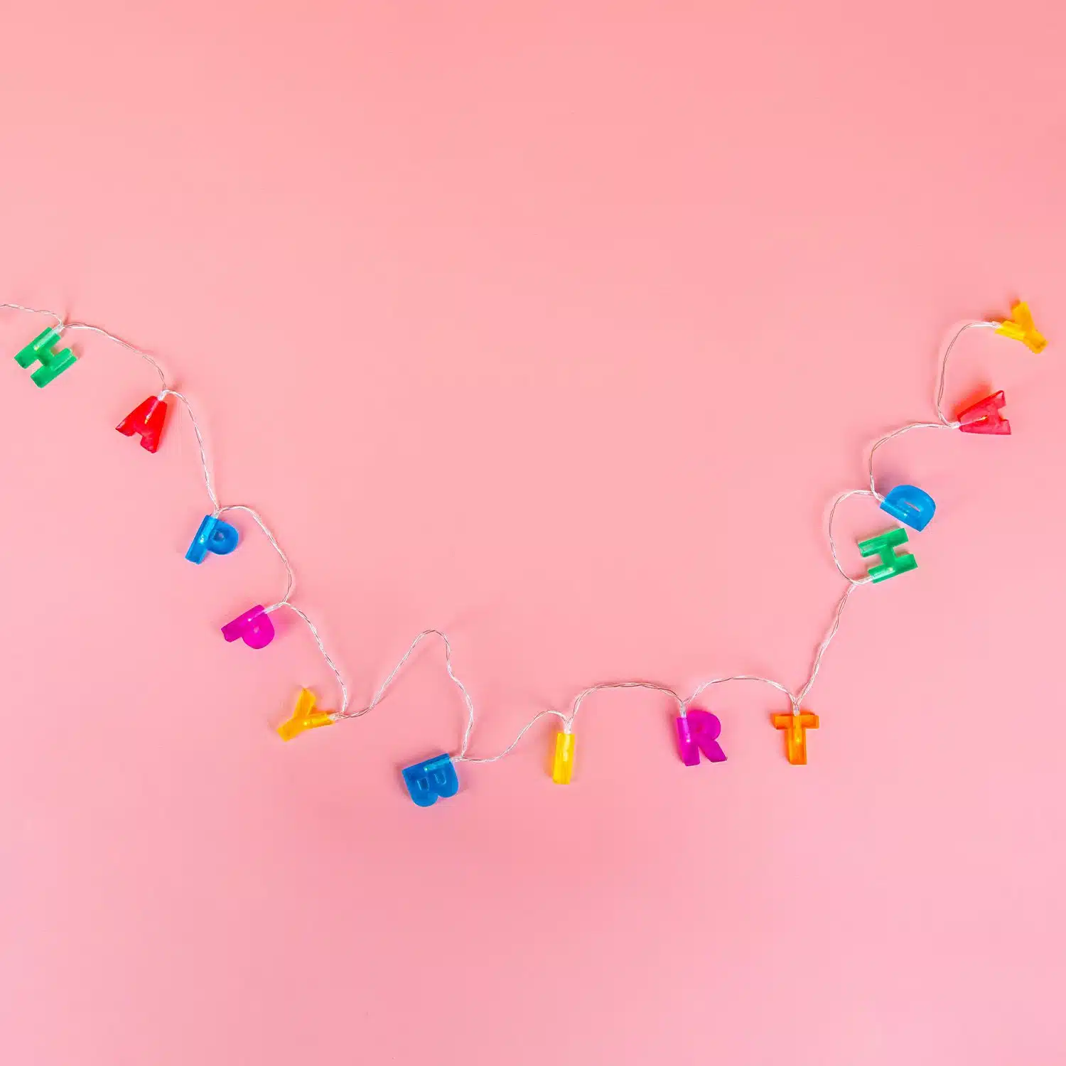 Happy Birthday-Lichterkette