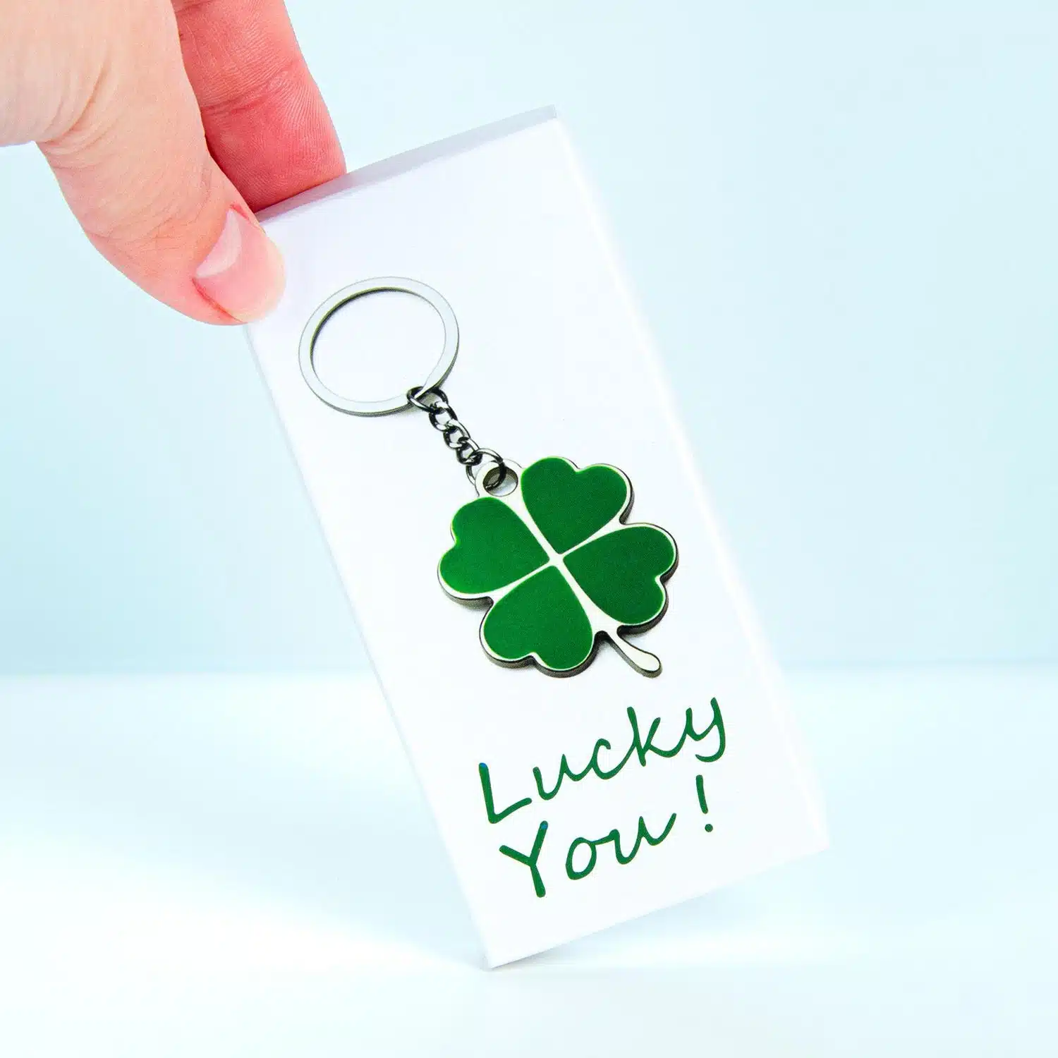 Kleeblatt-Schlüsselanhänger