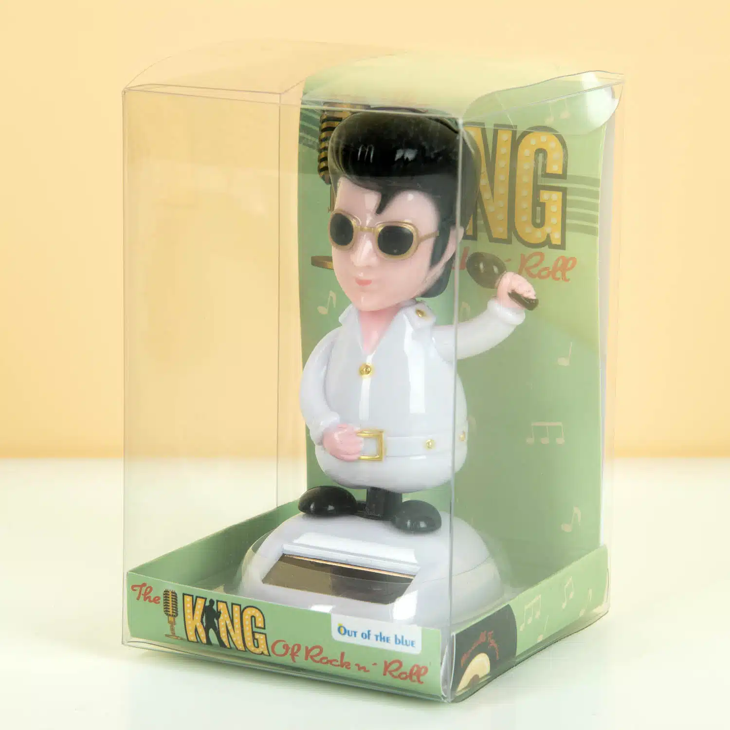 Elvis-Figur mit Solarenergie