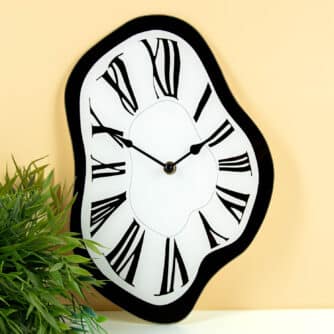 Schmelzende Wanduhr