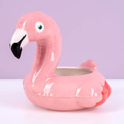 Flamingo-Schwimmreifen-Töpfchen
