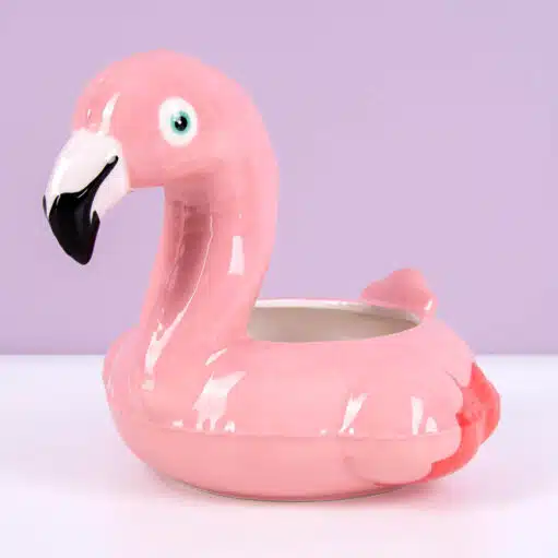 Flamingo-Schwimmreifen-Töpfchen