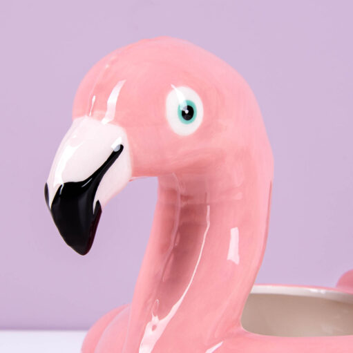 Flamingo-Schwimmreifen-Töpfchen