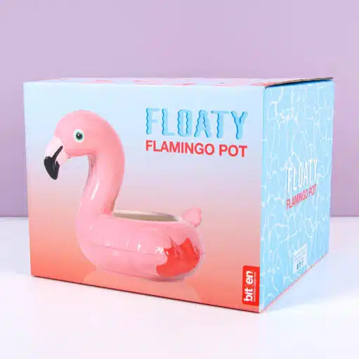 Flamingo-Schwimmreifen-Töpfchen