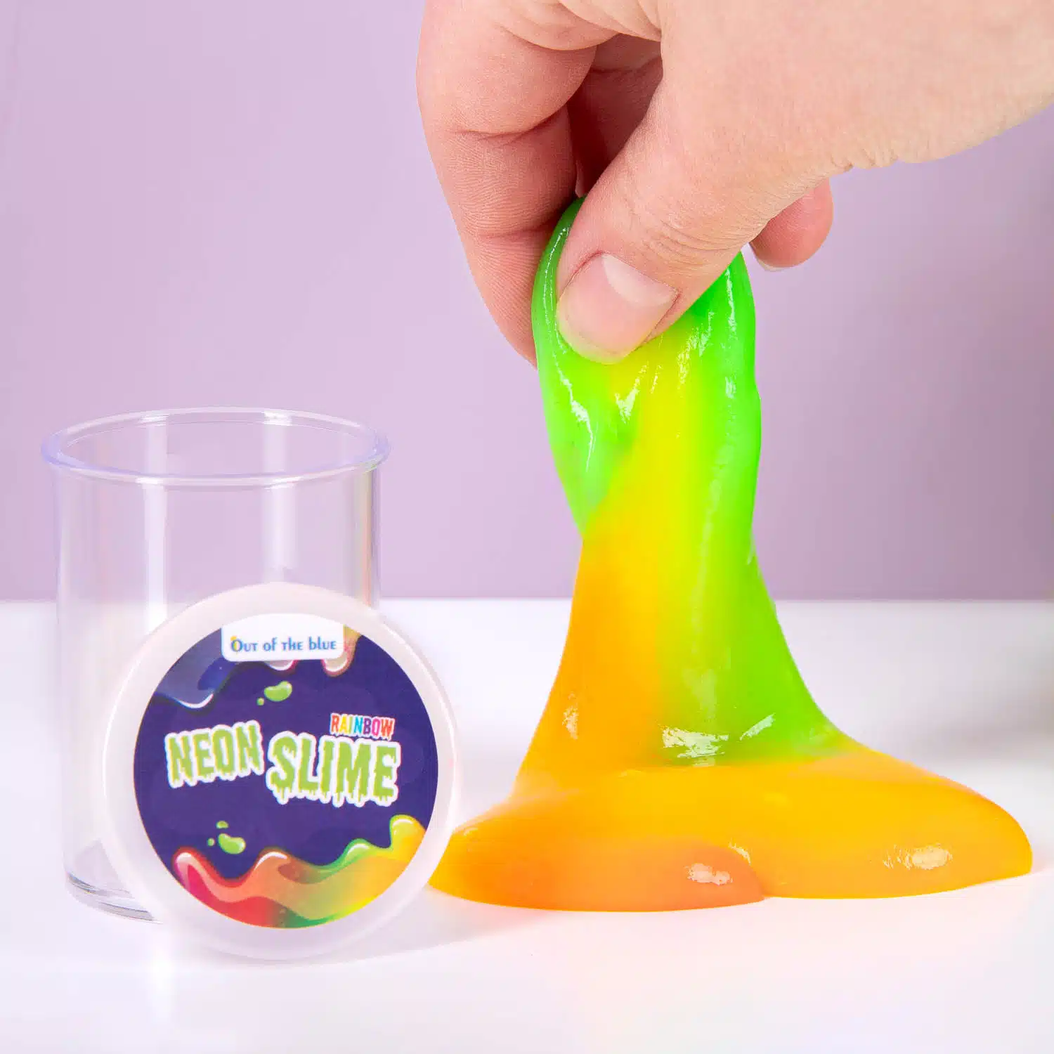 Neon Regenbogen Schleim