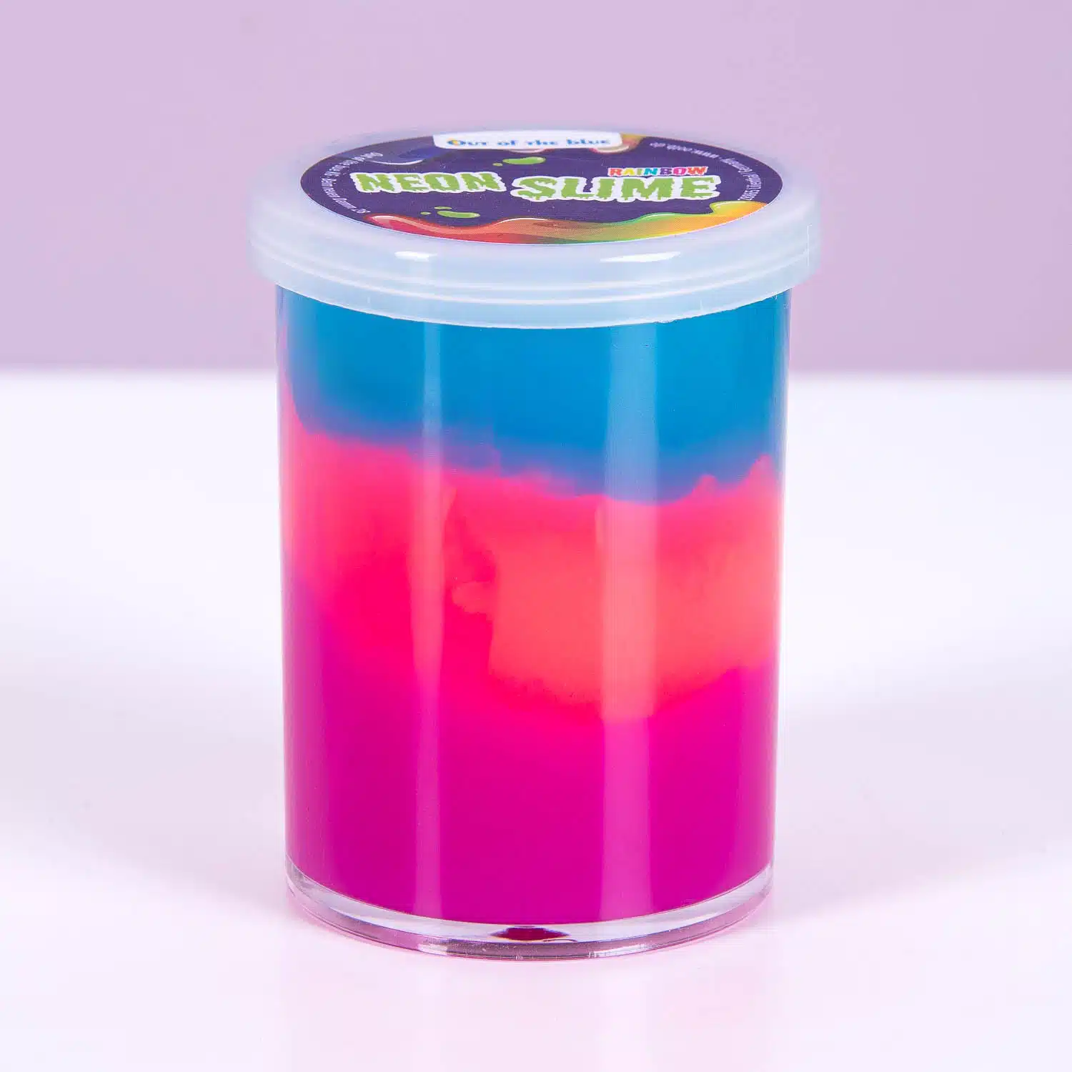 Neon Regenbogen Schleim