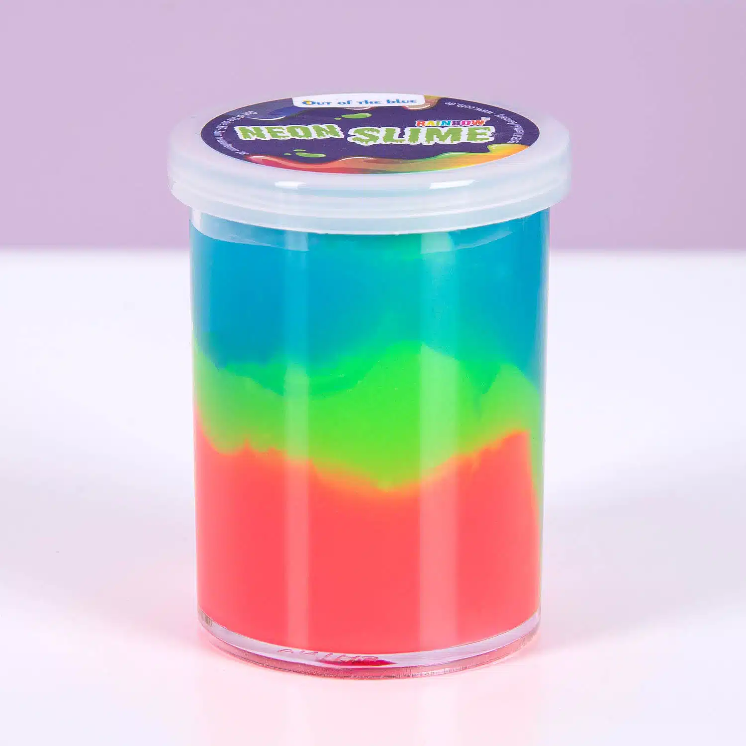 Neon Regenbogen Schleim