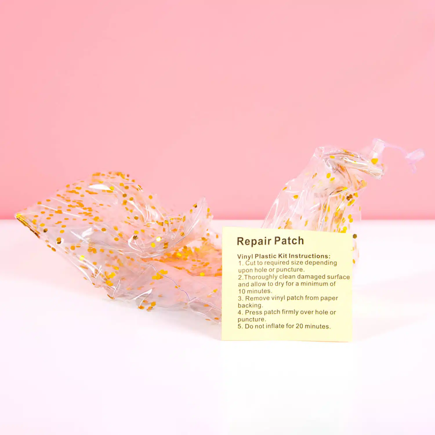 Aufblasbarer Strandball mit Glitzer