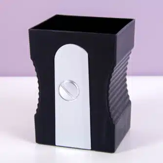 Spitzer Stiftehalter - Schwarz