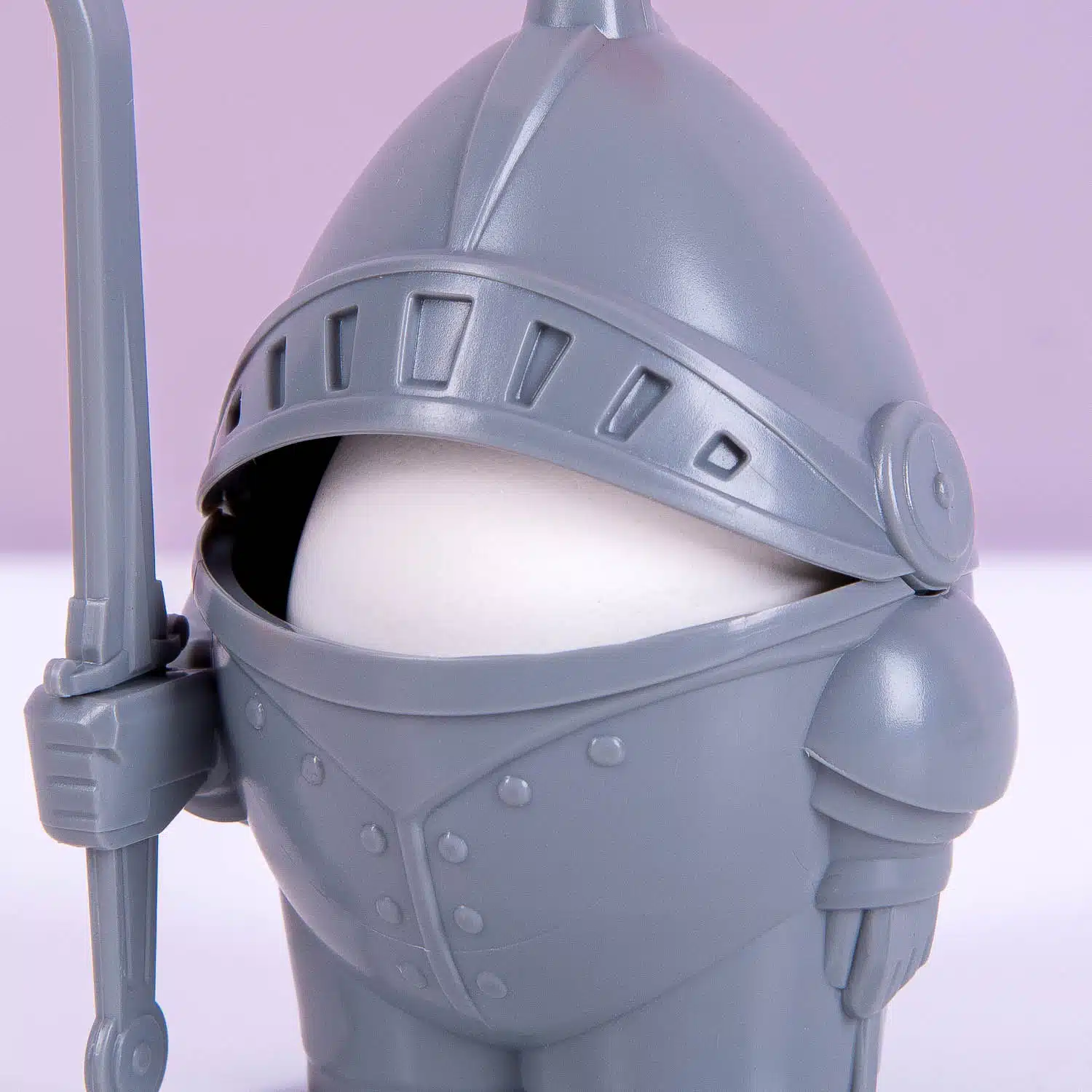 Eierdop in Form von König Arthur