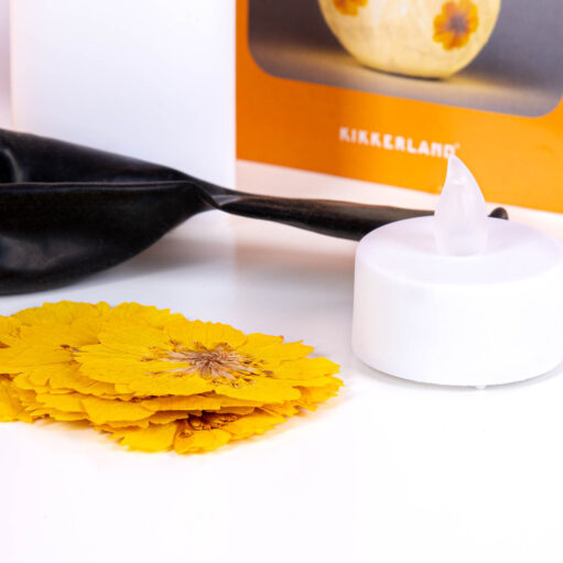 DIY Blumenlampe