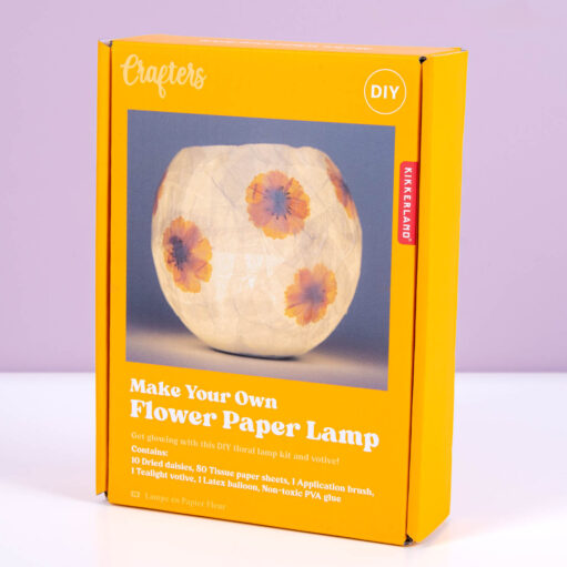 DIY Blumenlampe