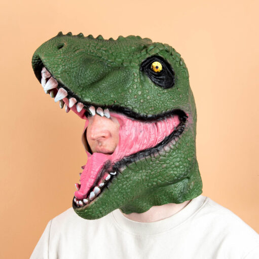 Realistische Dinosaurier-Maske