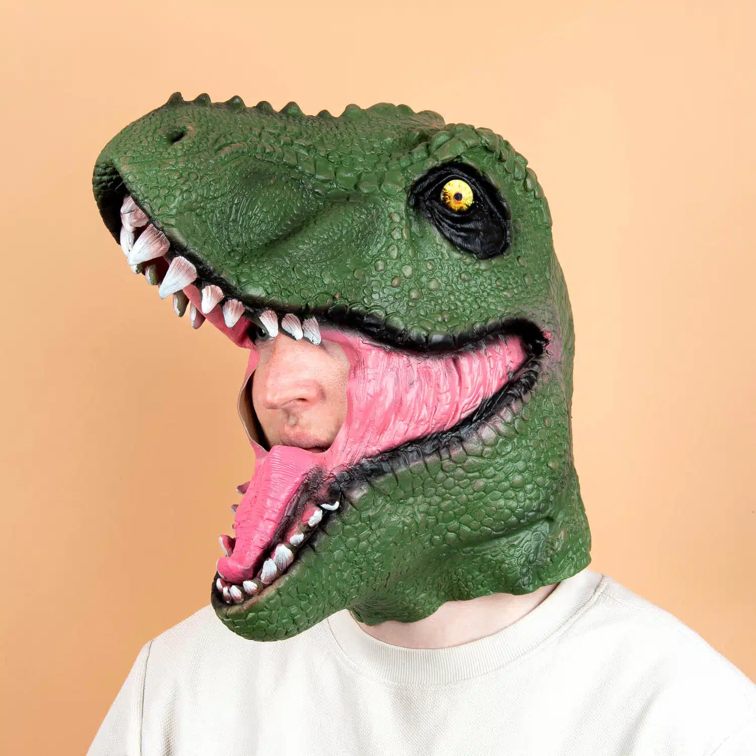 Realistische Dinosaurier-Maske