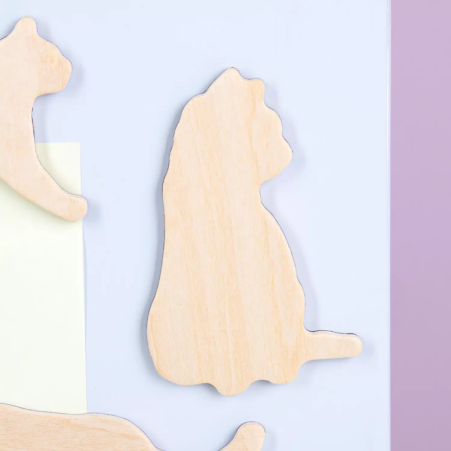 Holztiere-Magnete (Set von 3)