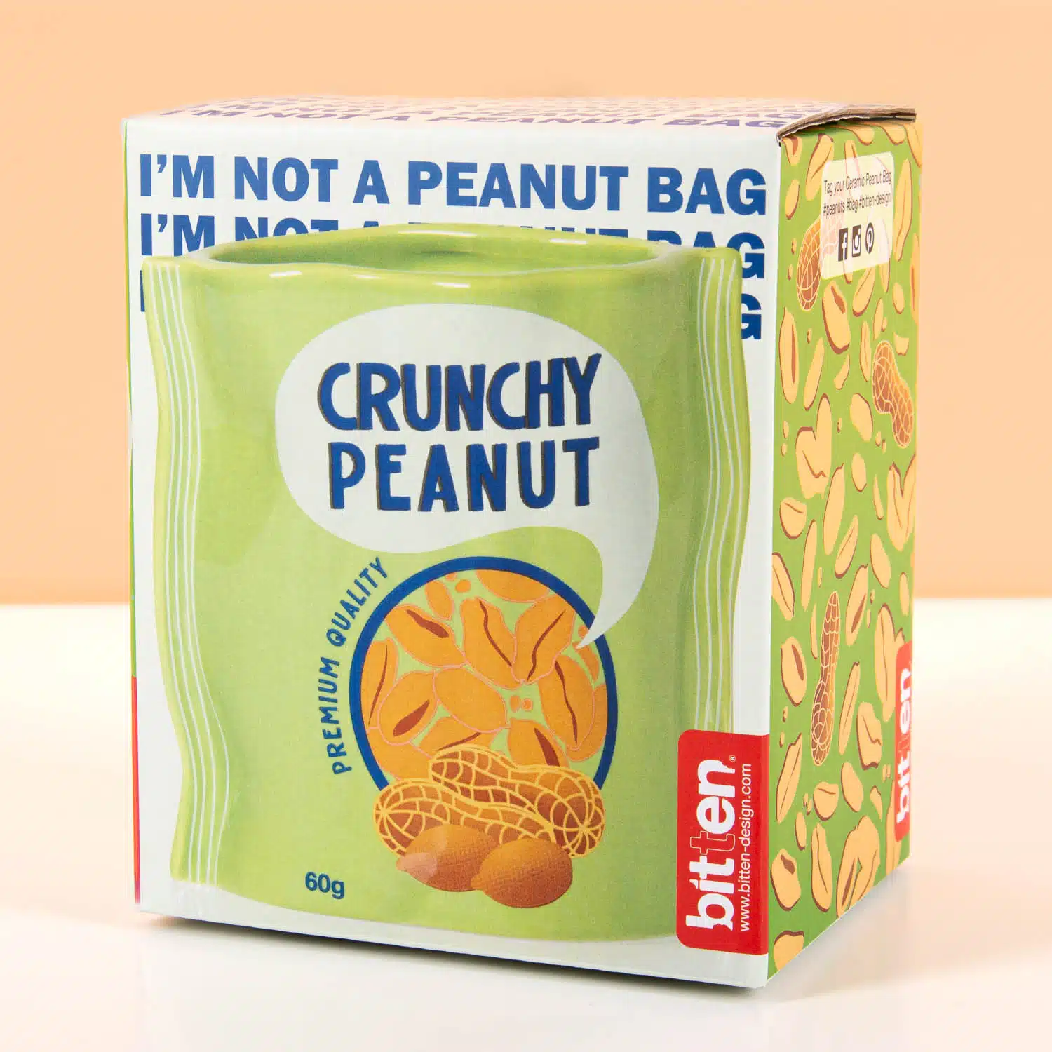 Erdnusstüten-Blumentopf