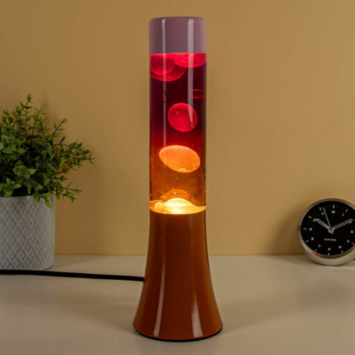 Mini-Lavalampe Orange-Rosa-Farbverlauf