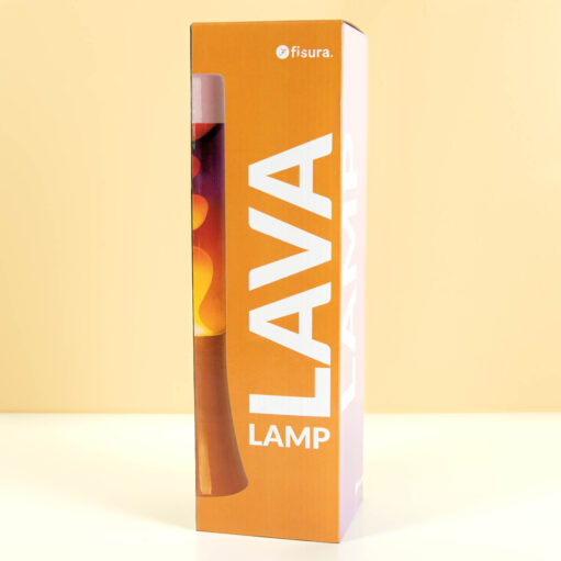 Mini-Lavalampe Orange-Rosa-Farbverlauf