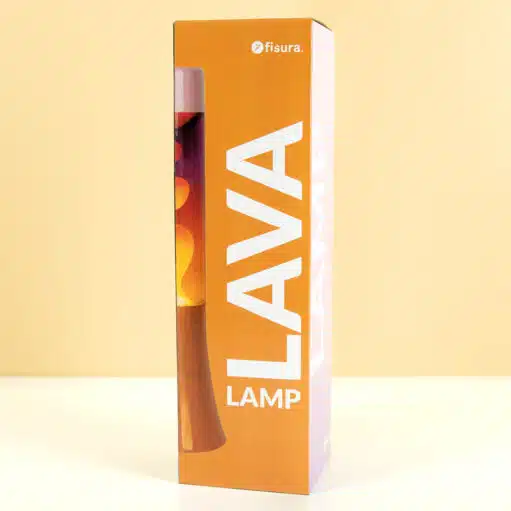 Mini-Lavalampe Orange-Rosa-Farbverlauf