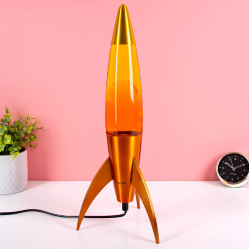 Rocket Lavalampe Orange-Gelb Farbverlauf